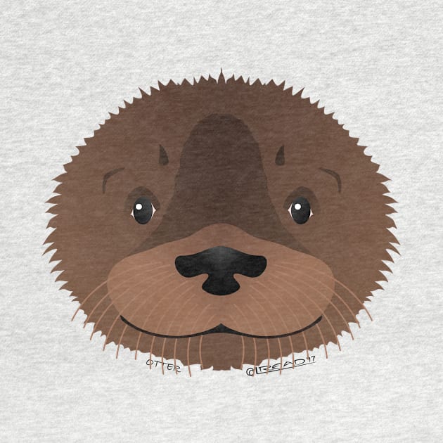 Baby Otter Face by FunkilyMade